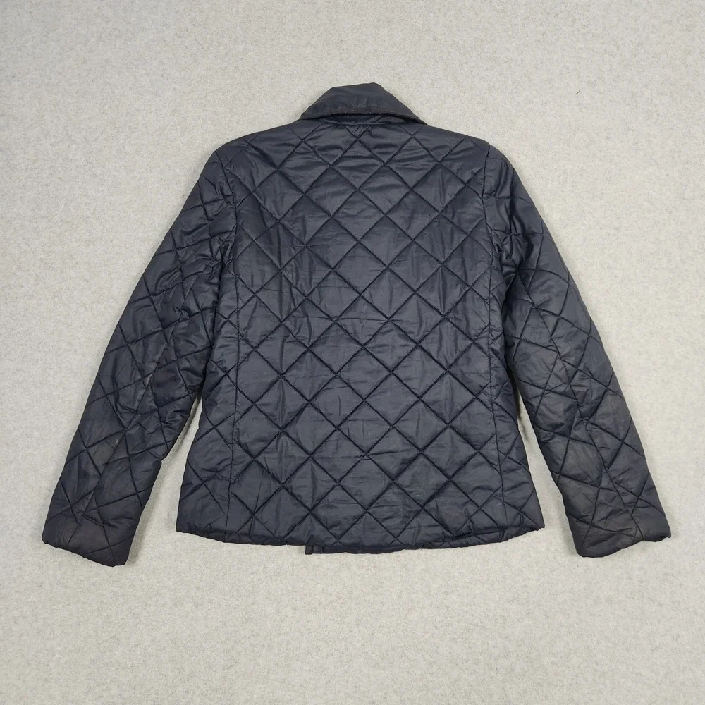 Polo Ralph Lauren Jacket Kids Large (12-14) Blue Quilted Nautical Buttons